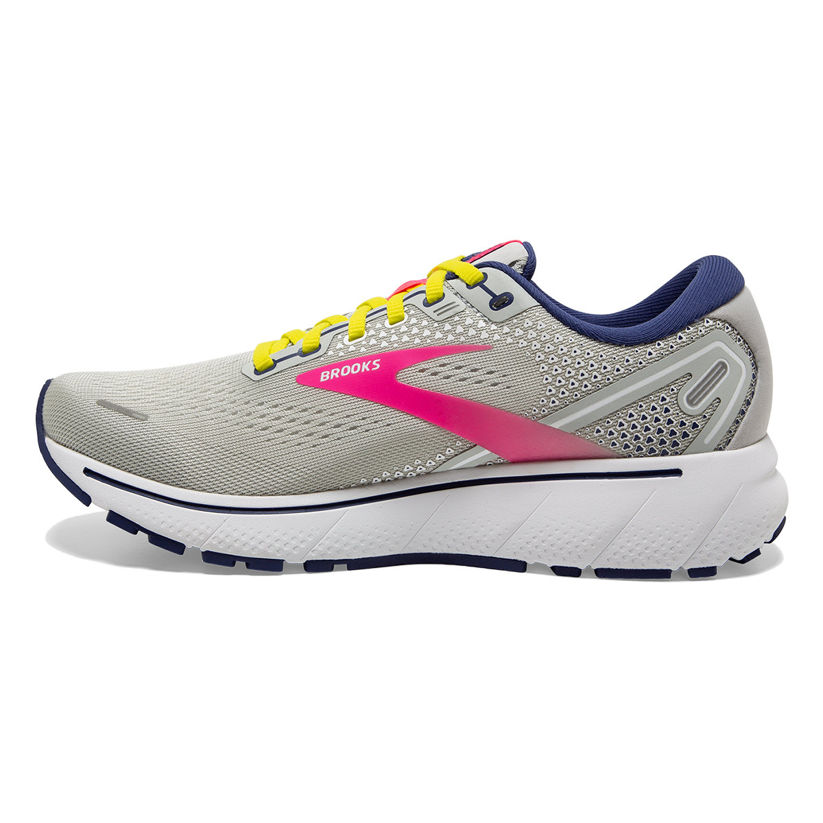 Brooks Ghost 14 Regional — Grey - Pink - Sulphur Spring — Size B — Width 10.5 — Alternate View 7