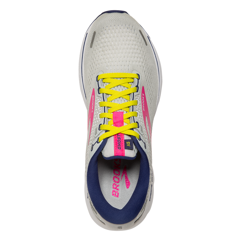 Brooks Ghost 14 Regional — Grey - Pink - Sulphur Spring — Size B — Width 10.5 — Alternate View 8