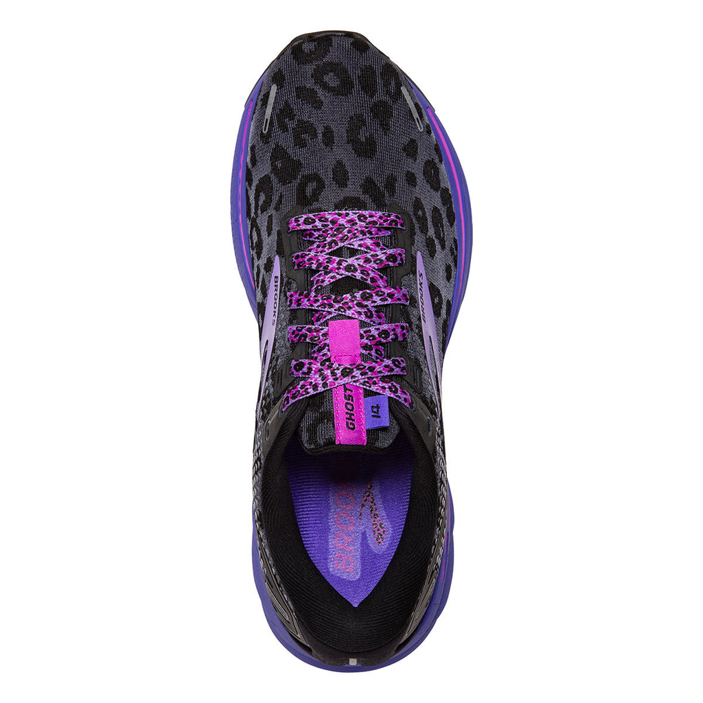 Brooks Ghost 14 Run Wild — Ebony - Black - Purple — Size B — Width 10.5 — Alternate View 7