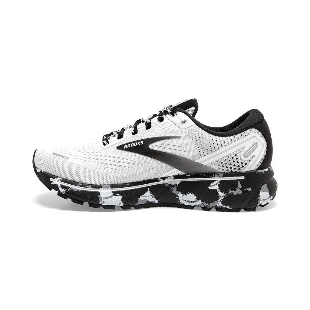 Brooks Ghost 14 Camo — White - Grey - Black — Size B — Width 10.5 — Alternate View 10