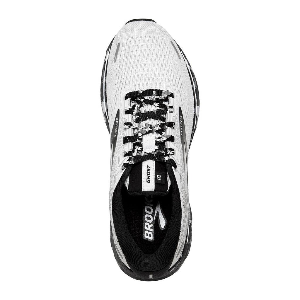 Brooks Ghost 14 Camo — White - Grey - Black — Size B — Width 10.5 — Alternate View 11