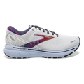 Brooks Ghost 14 Pixel — White - Heather - Ebony — Size B — Width 11 — Front View