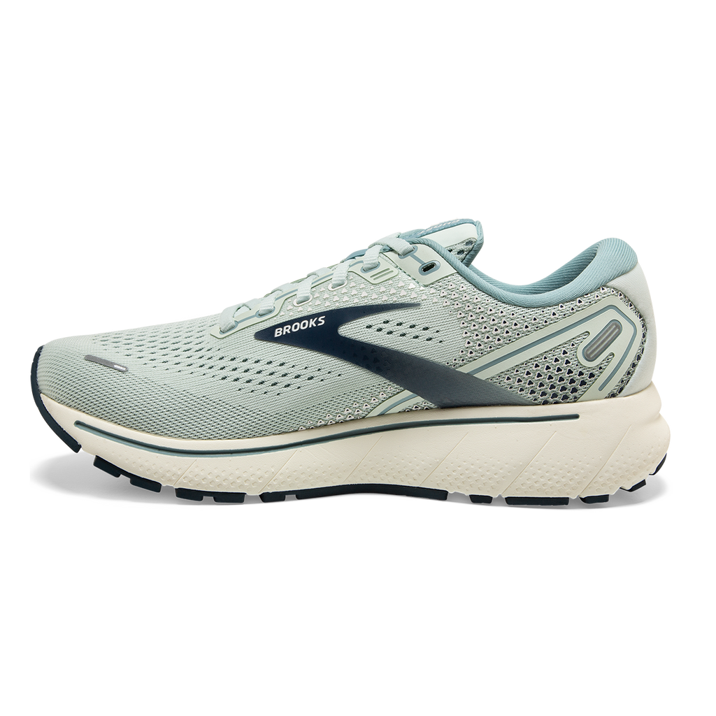 Brooks Ghost 14 — Black - Pink - Yucca — Size B — Width 8.5 — Lifestyle View