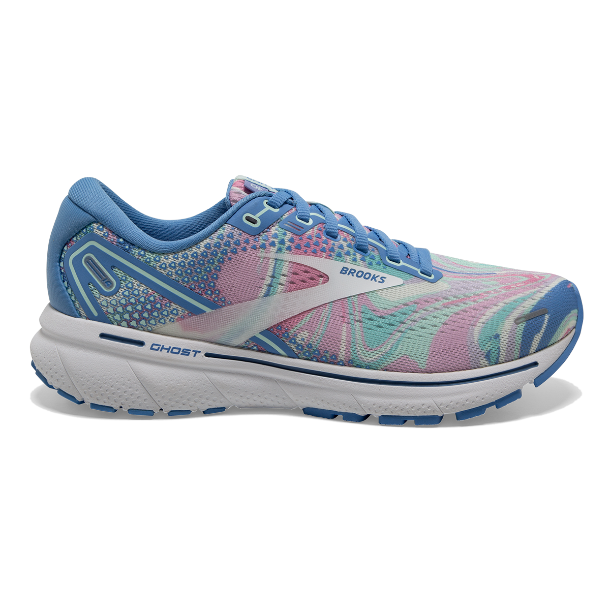 Brooks Ghost 14 — Black - Pink - Yucca — Size B — Width 8.5 — Alternate View 9