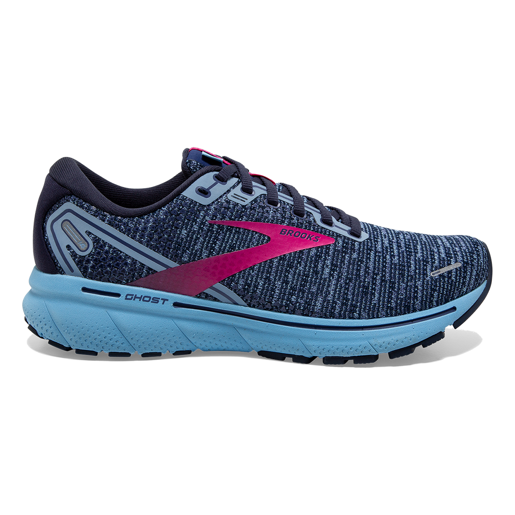 Brooks Ghost 14 Regional — Grey - Pink - Sulphur Spring — Size B — Width 10.5 — Alternate View 10
