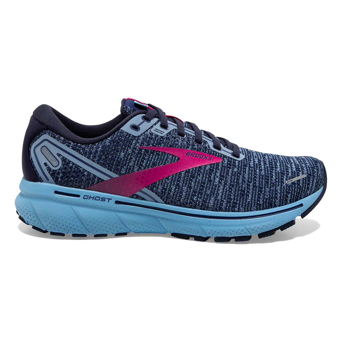 Brooks Ghost 14 Regional — Grey - Pink - Sulphur Spring — Size B — Width 10.5 — Alternate View 10