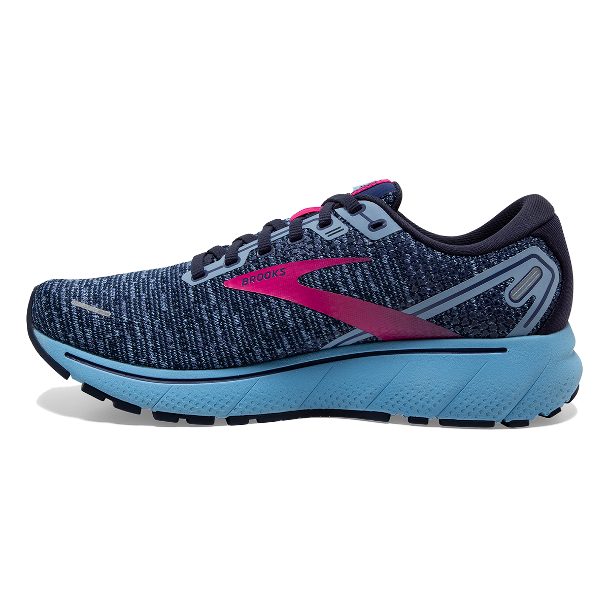 Brooks Ghost 14 Regional — Grey - Pink - Sulphur Spring — Size B — Width 10.5 — Lifestyle View