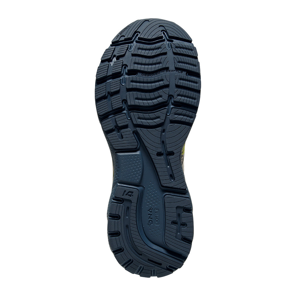 Brooks Ghost 14 Camo — White - Grey - Black — Size B — Width 10.5 — Top View