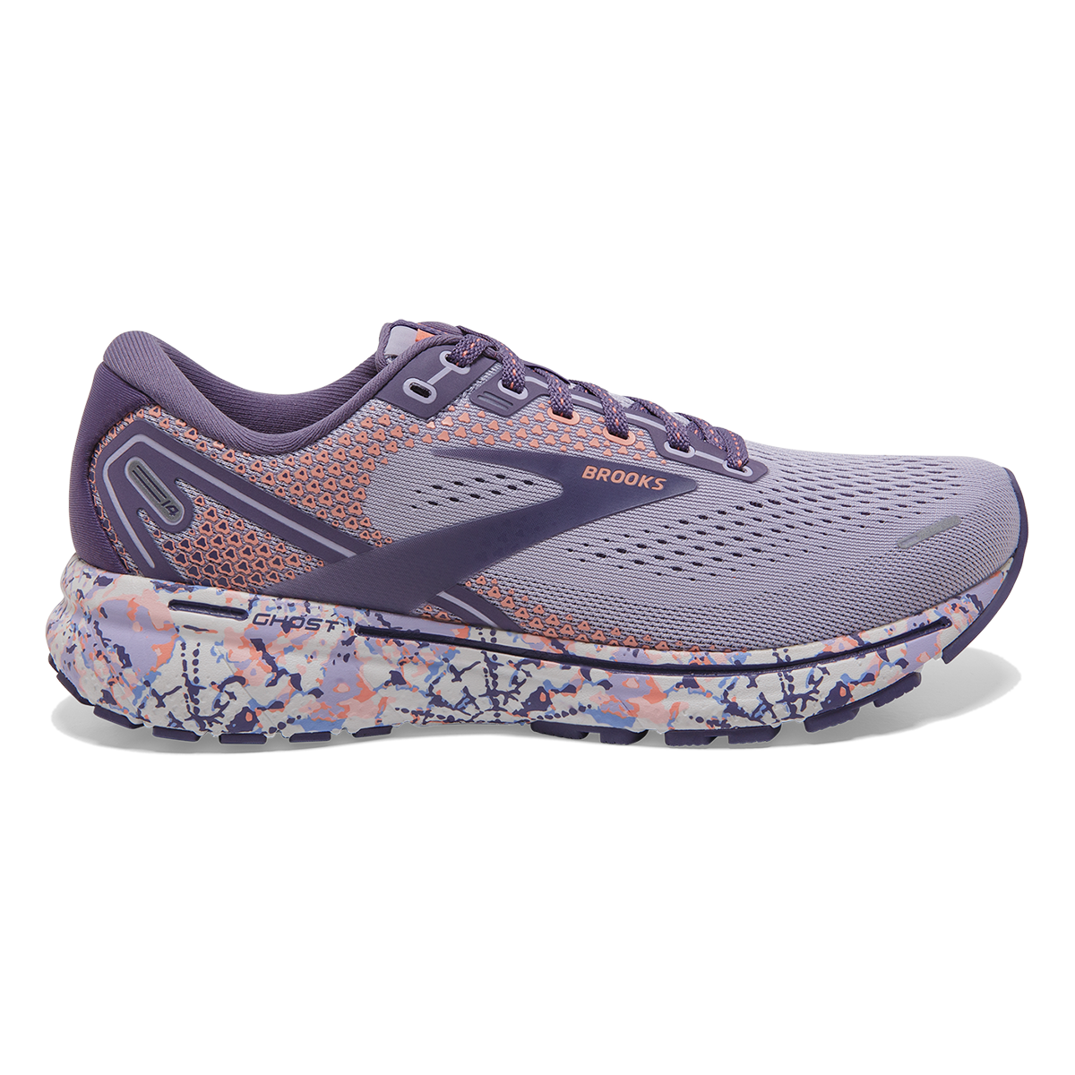 Brooks Ghost 14 — Black - Pink - Yucca — Size B — Width 8.5 — Alternate View 36