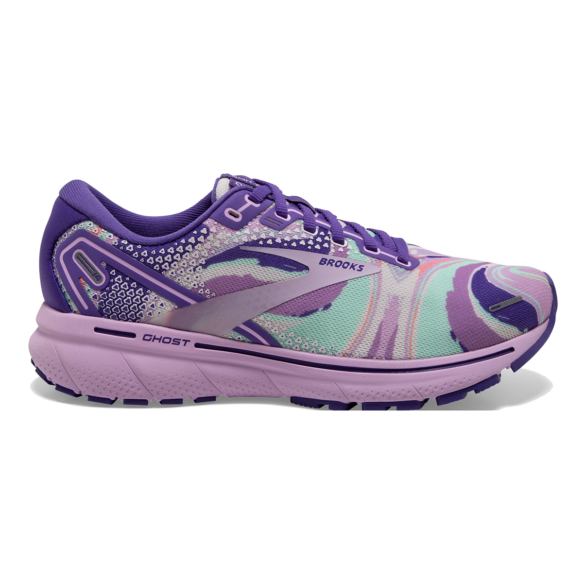 Brooks Ghost 14 — Black - Pink - Yucca — Size B — Width 8.5 — Alternate View 60