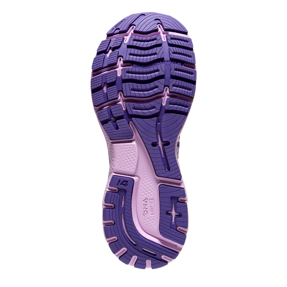 Brooks Ghost 14 — Black - Pink - Yucca — Size B — Width 8.5 — Alternate View 63