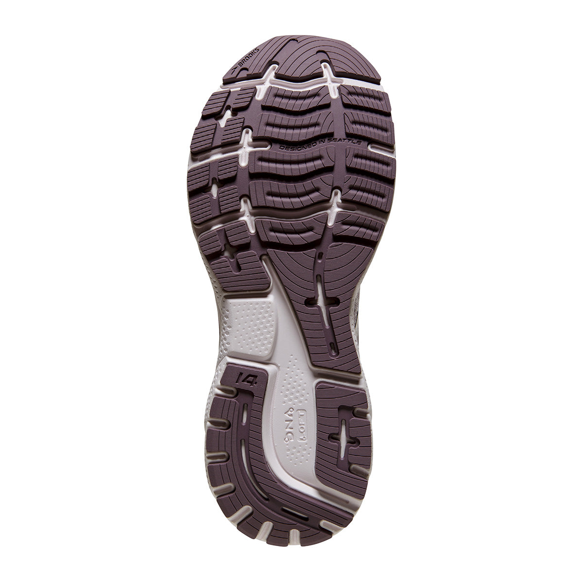 Brooks Ghost 14 Terra — Delicacy - Brown - Coral Cloud — Size B — Width 10.5 — Alternate View 8