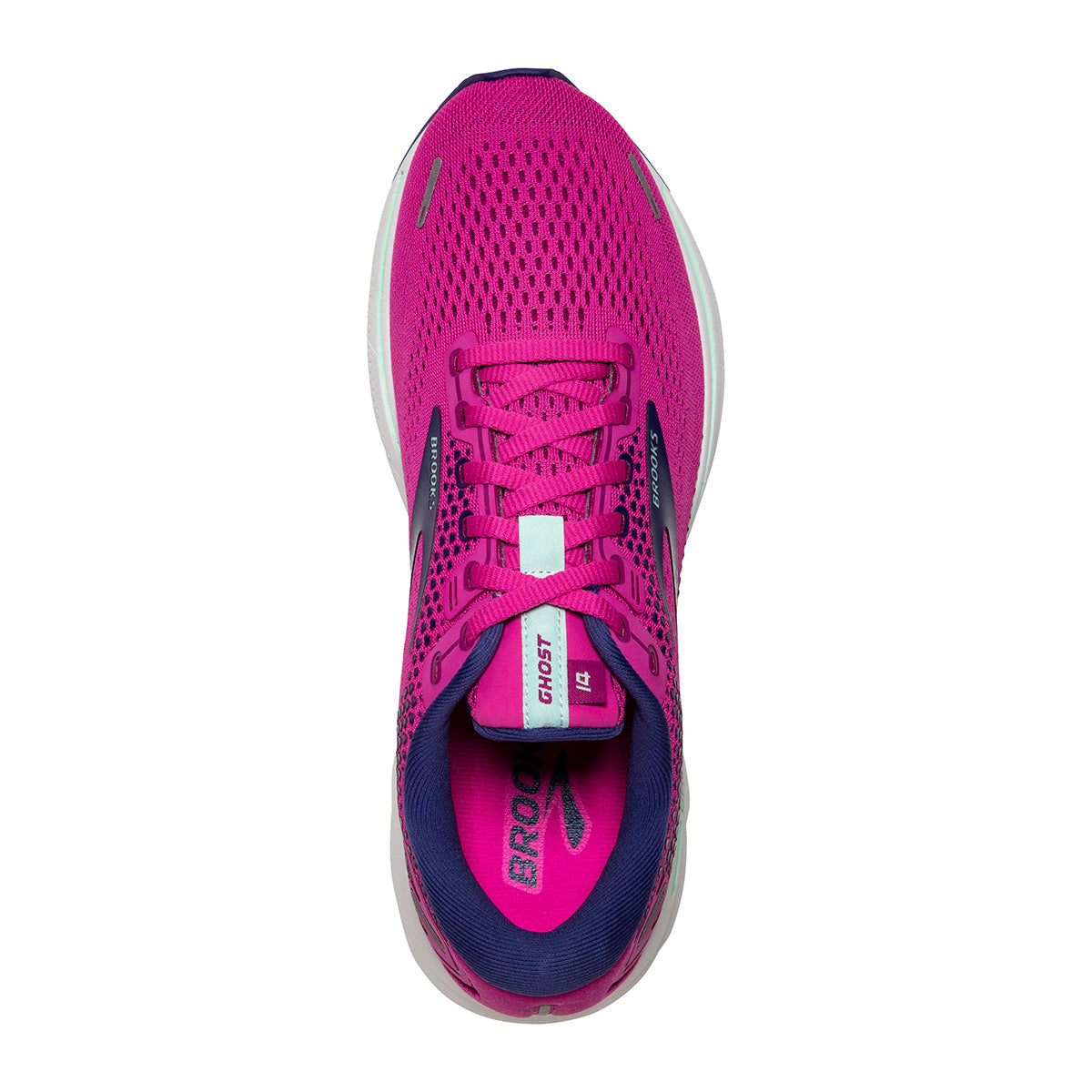 Brooks Ghost 14 — Black - Pink - Yucca — Size B — Width 8.5 — Alternate View 42