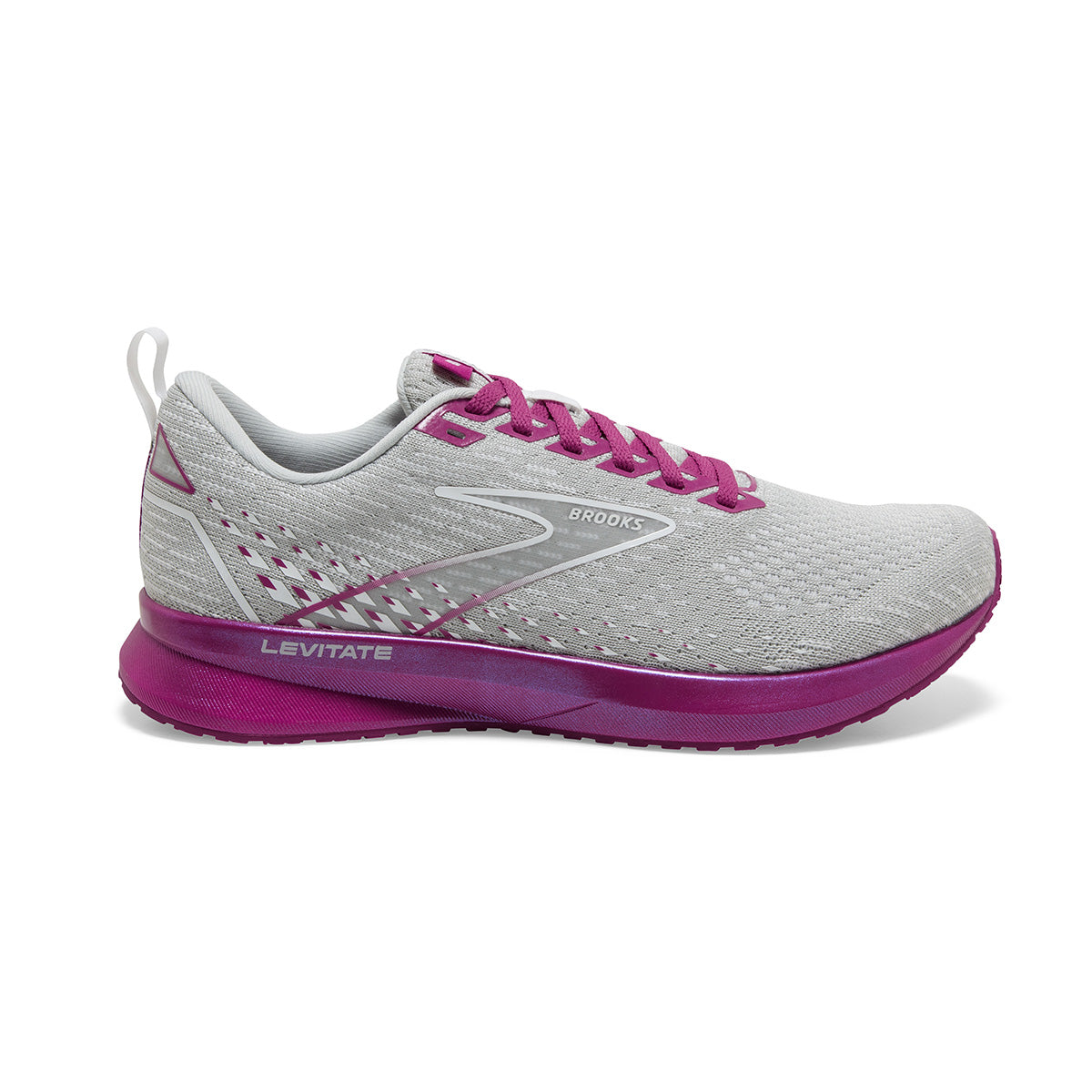 Brooks Levitate 5 — Grey - Lavender - Baton Rouge — Size B — Width 11 — Alternate View 13