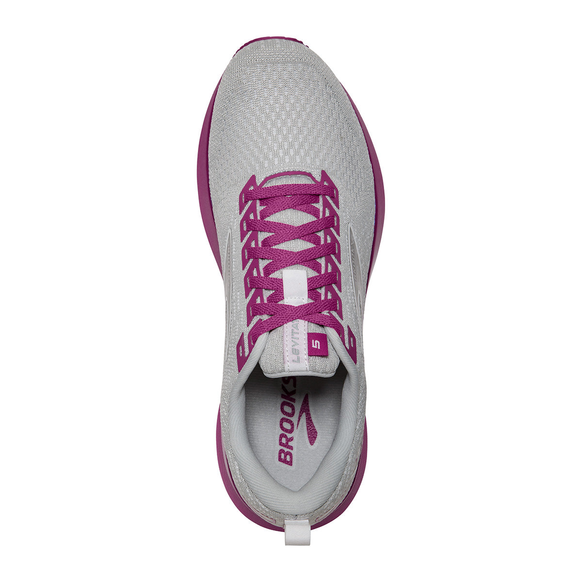 Brooks Levitate 5 — Grey - Lavender - Baton Rouge — Size B — Width 11 — Alternate View 15