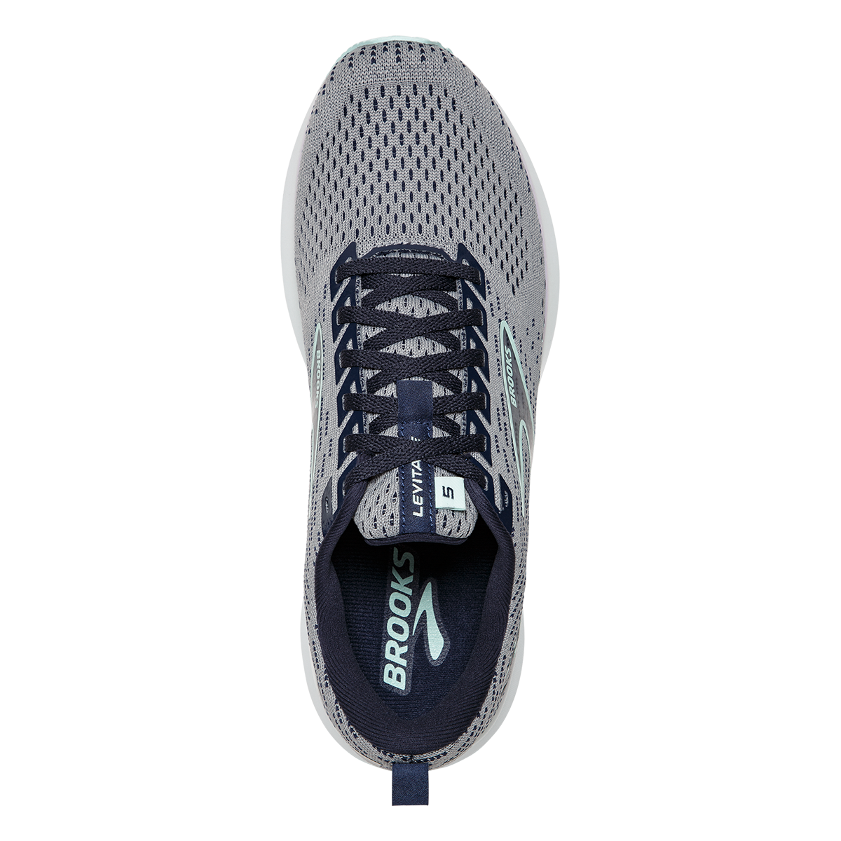 Brooks Levitate 5 — Grey - Lavender - Baton Rouge — Size B — Width 11 — Alternate View 23