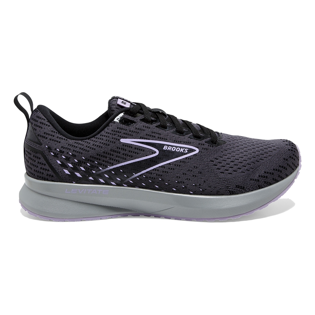 Brooks Levitate 5 — Grey - Lavender - Baton Rouge — Size B — Width 11 — Alternate View 9
