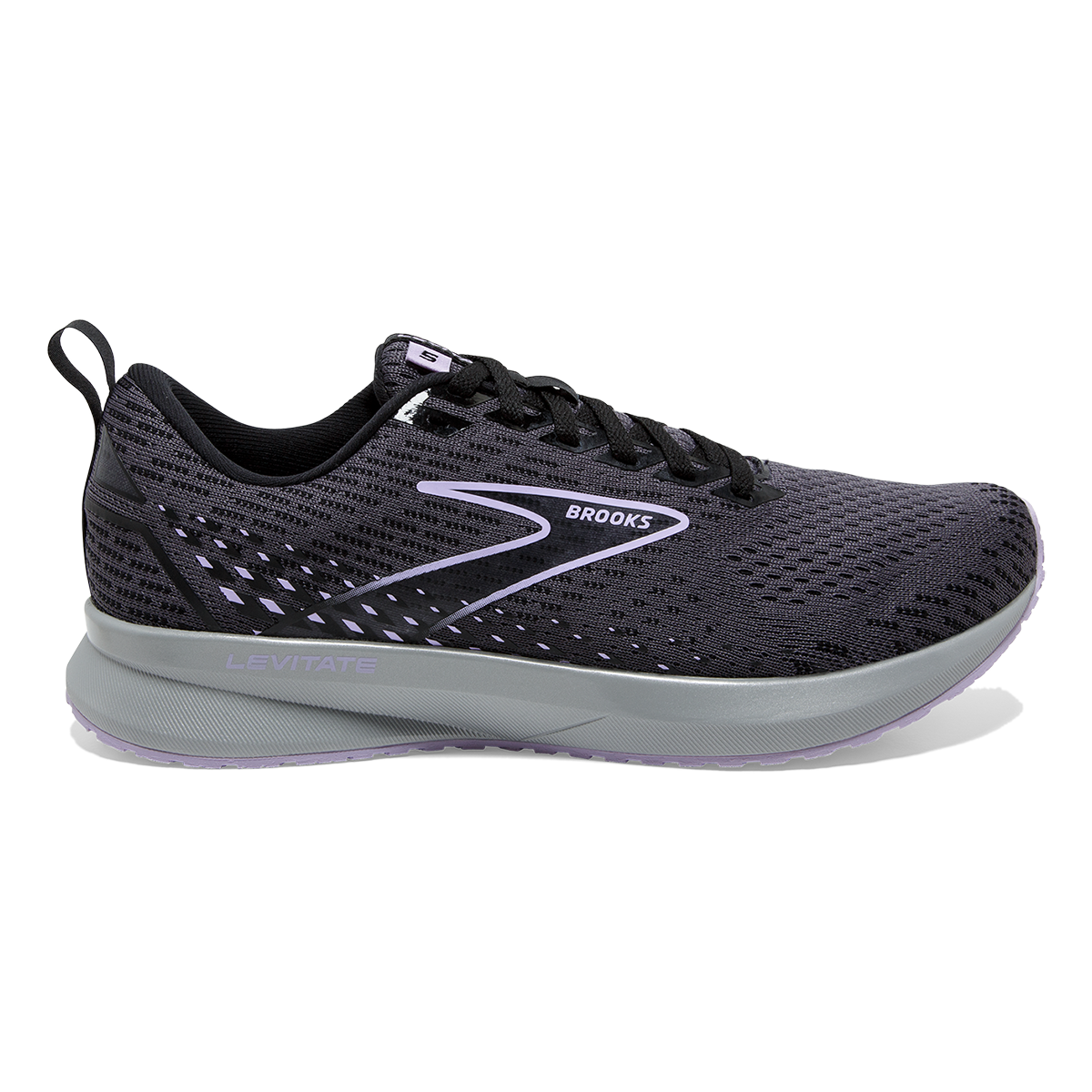 Brooks Levitate 5 — Grey - Lavender - Baton Rouge — Size B — Width 11 — Alternate View 9
