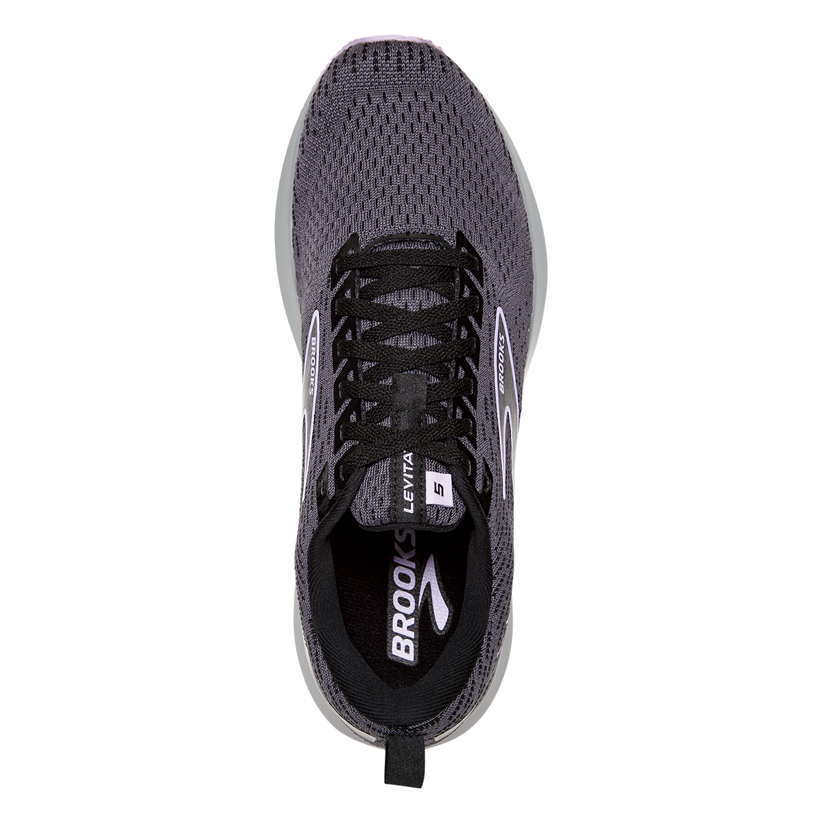 Brooks Levitate 5 — Grey - Lavender - Baton Rouge — Size B — Width 11 — Alternate View 11