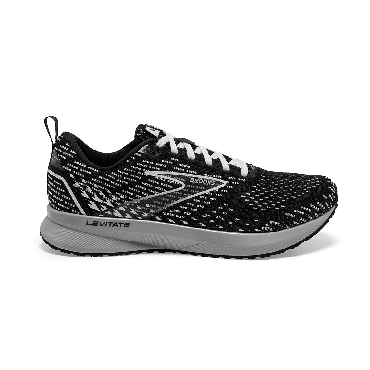 Brooks Levitate 5 — Grey - Lavender - Baton Rouge — Size B — Width 11 — Front View