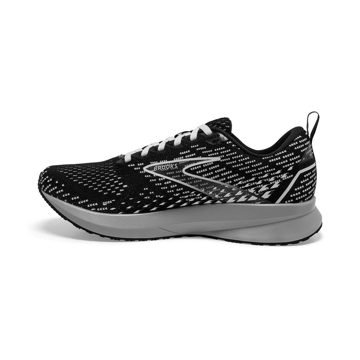 Brooks Levitate 5 — Grey - Lavender - Baton Rouge — Size B — Width 11 — Side View