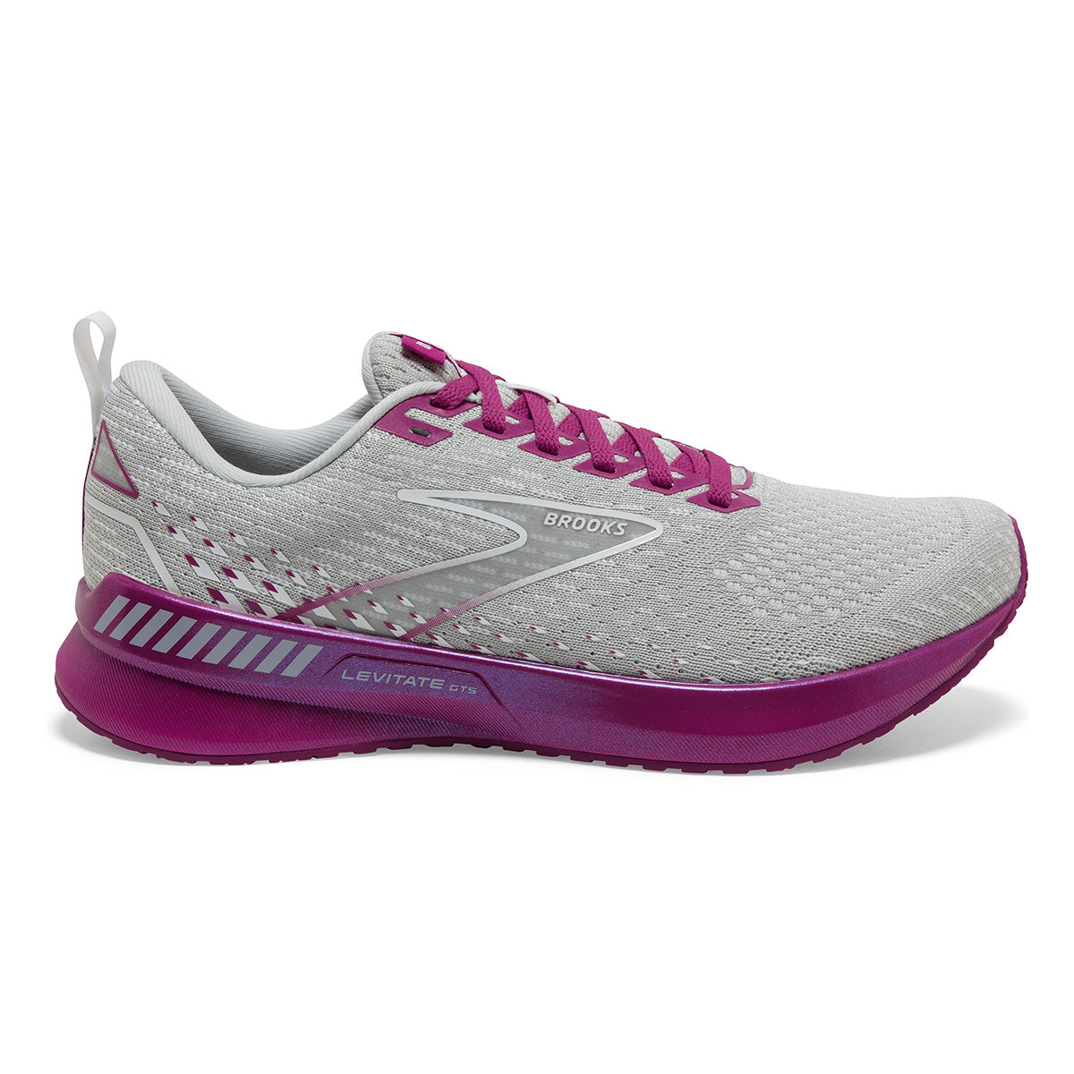 Brooks Levitate GTS 5 — Grey - Lavender - Baton Rouge — Size B — Width 10.5 — Alternate View 9