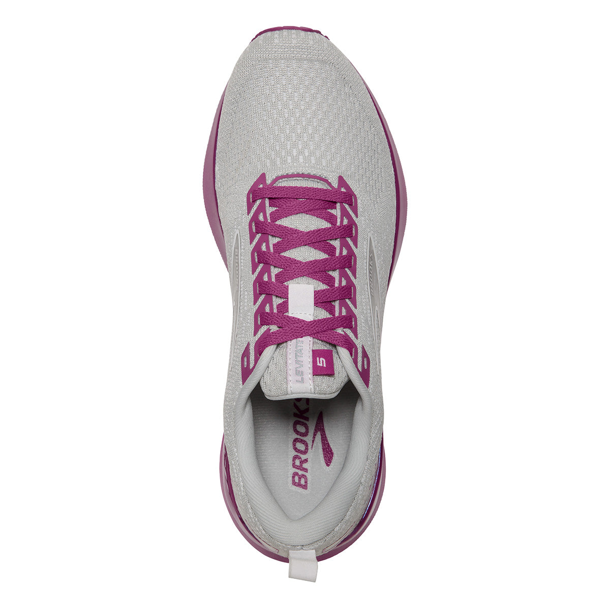 Brooks Levitate GTS 5 — Grey - Lavender - Baton Rouge — Size B — Width 10.5 — Alternate View 11