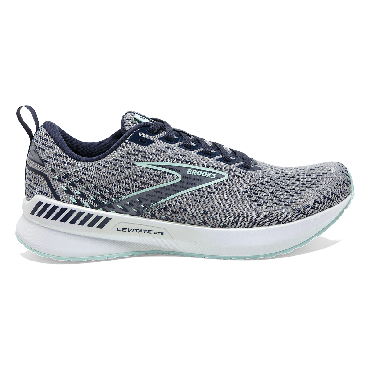 Brooks Levitate GTS 5 — Grey - Lavender - Baton Rouge — Size B — Width 10.5 — Alternate View 13