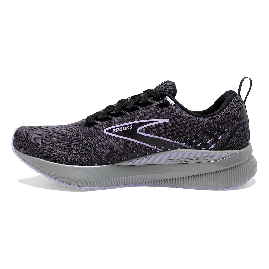 Brooks Levitate GTS 5 — Grey - Lavender - Baton Rouge — Size B — Width 10.5 — Lifestyle View