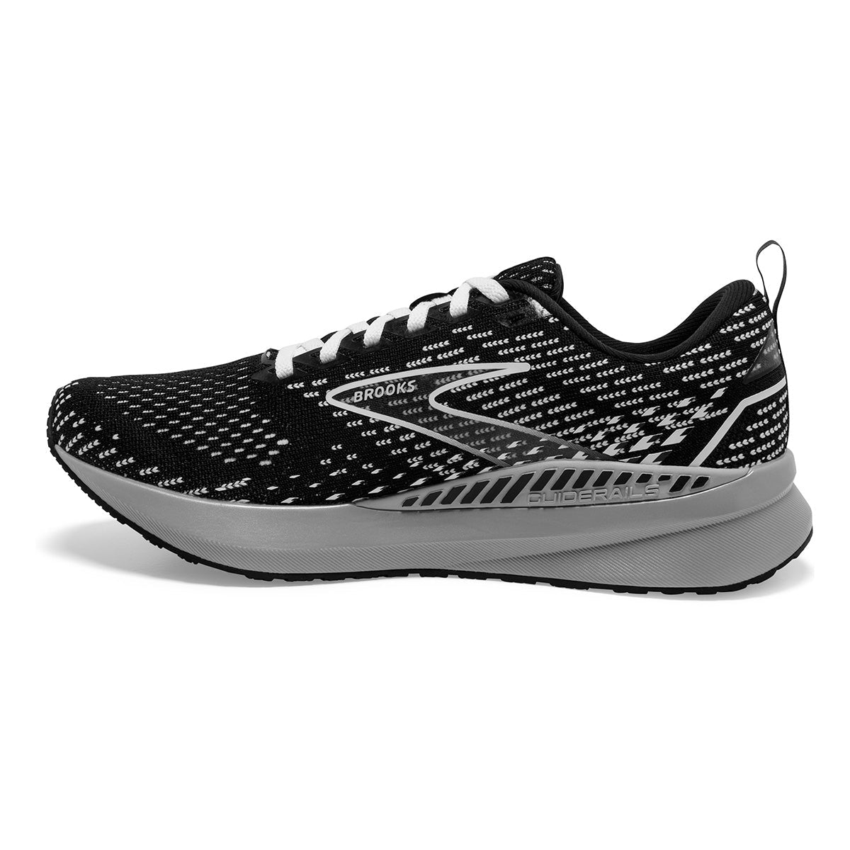 Brooks Levitate GTS 5 — Grey - Lavender - Baton Rouge — Size B — Width 10.5 — Side View
