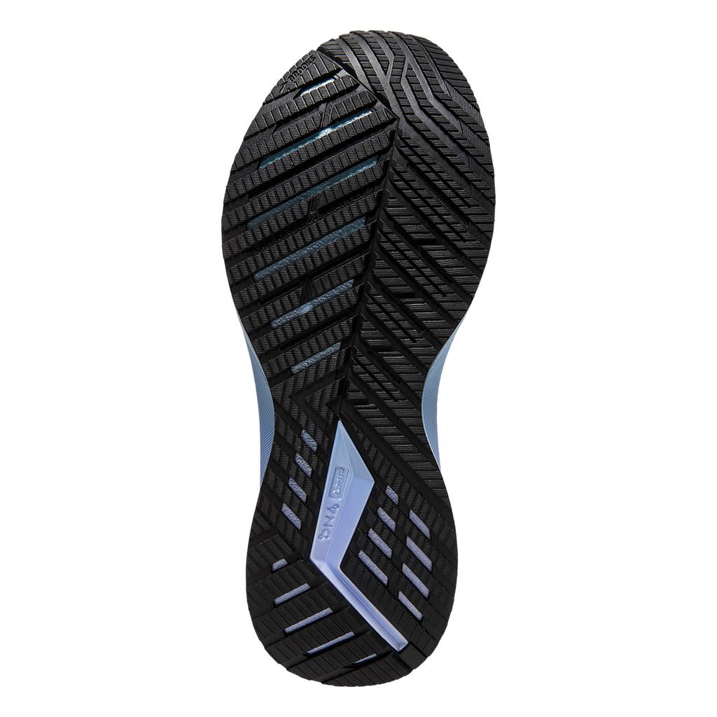 Brooks Levitate StealthFit 5 Metallic — Bluefish - Cornflower - Black — Size B — Width 12 — Top View