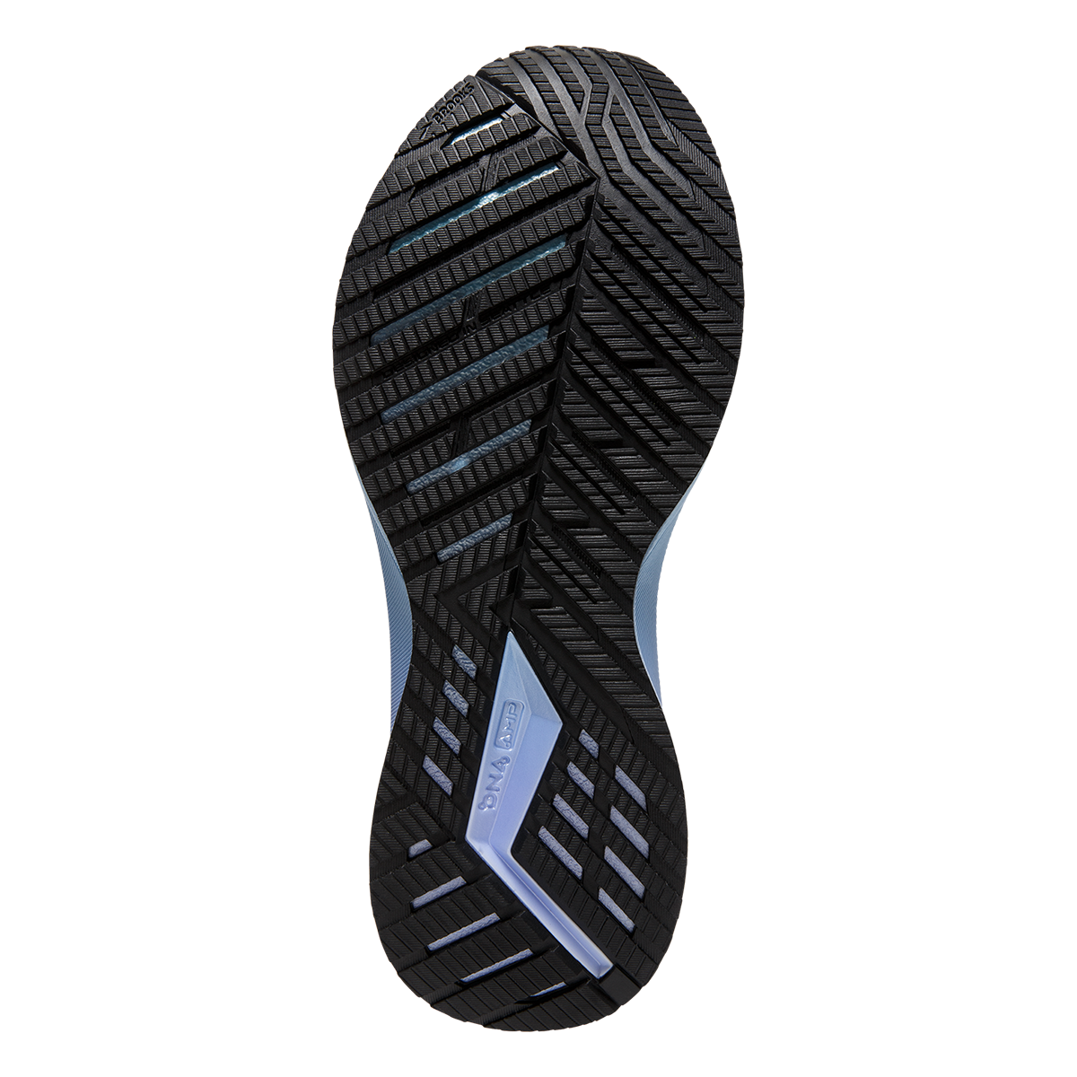Brooks Levitate StealthFit 5 Metallic — Bluefish - Cornflower - Black — Size B — Width 12 — Top View