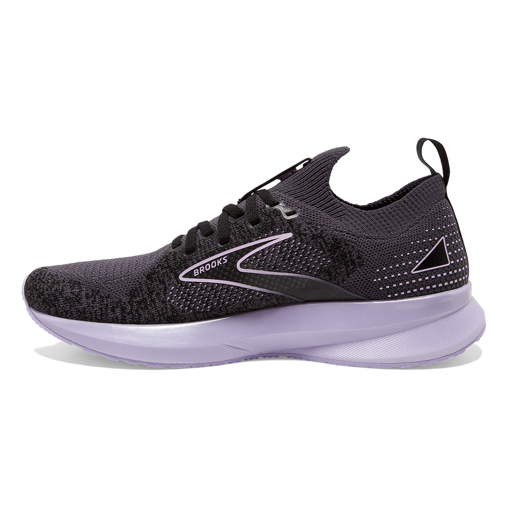 Brooks Levitate StealthFit 5 — White - Navy Blue - Yucca — Size B — Width 6 — Lifestyle View
