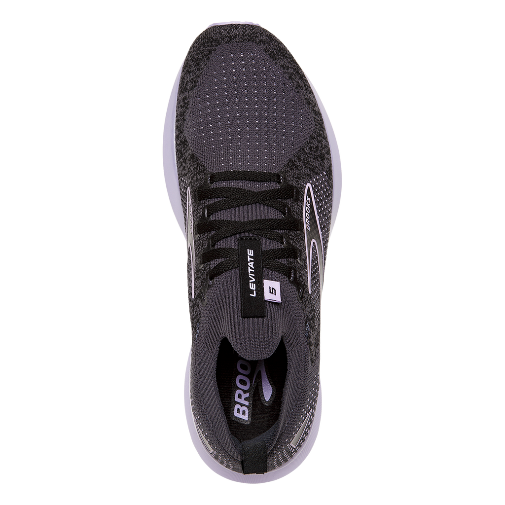 Brooks Levitate StealthFit 5 — White - Navy Blue - Yucca — Size B — Width 6 — Alternate View 7