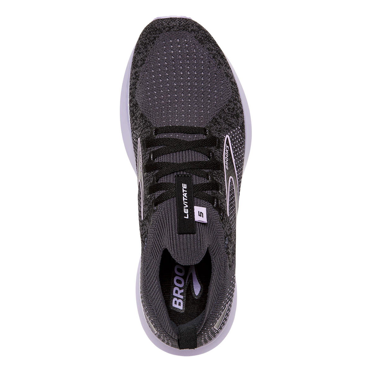 Brooks Levitate StealthFit 5 — White - Navy Blue - Yucca — Size B — Width 6 — Alternate View 7