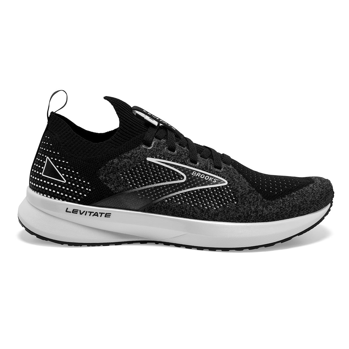 Brooks Levitate StealthFit 5 — White - Navy Blue - Yucca — Size B — Width 6 — Alternate View 9