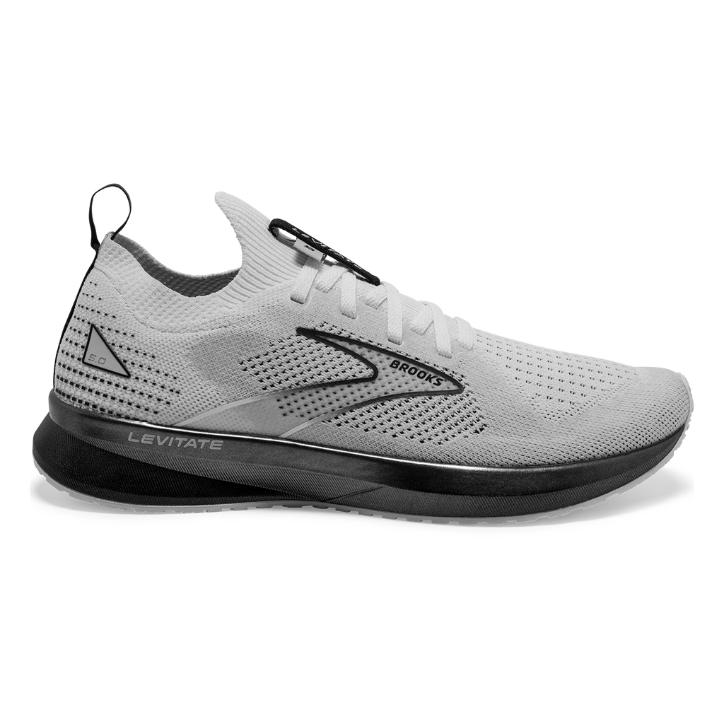 Brooks Levitate StealthFit 5 — White - Navy Blue - Yucca — Size B — Width 6 — Alternate View 22