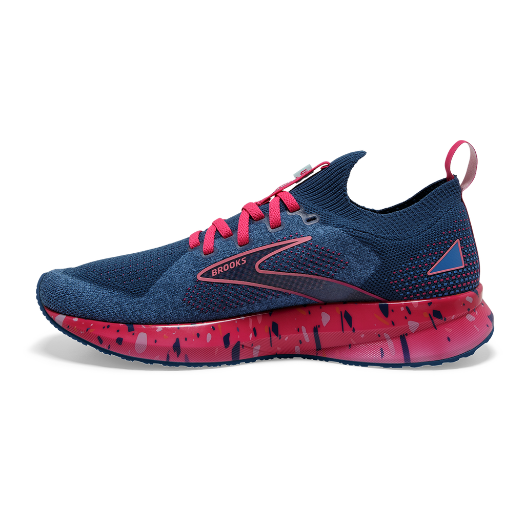 Brooks Levitate StealthFit 5 — White - Navy Blue - Yucca — Size B — Width 6 — Alternate View 14