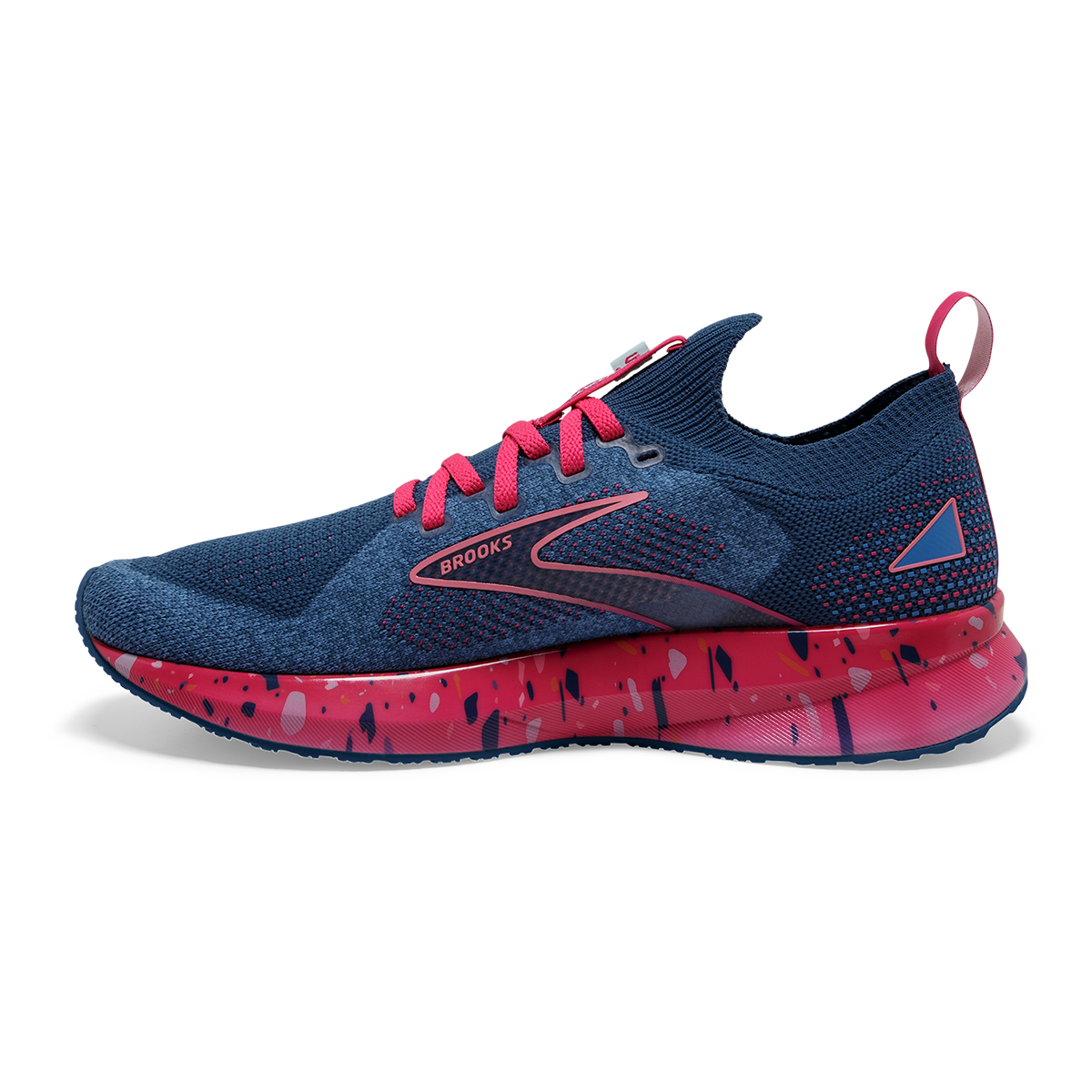 Brooks Levitate StealthFit 5 — White - Navy Blue - Yucca — Size B — Width 6 — Alternate View 14