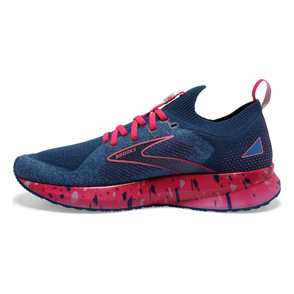 Brooks Levitate StealthFit 5 — White - Navy Blue - Yucca — Size B — Width 6 — Alternate View 15