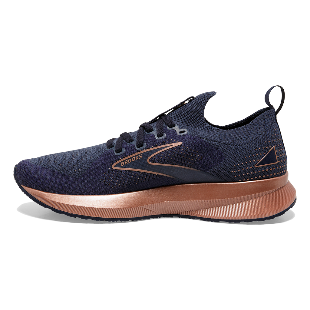Brooks Levitate StealthFit 5 Metallic — Bluefish - Cornflower - Black — Size B — Width 12 — Alternate View 10