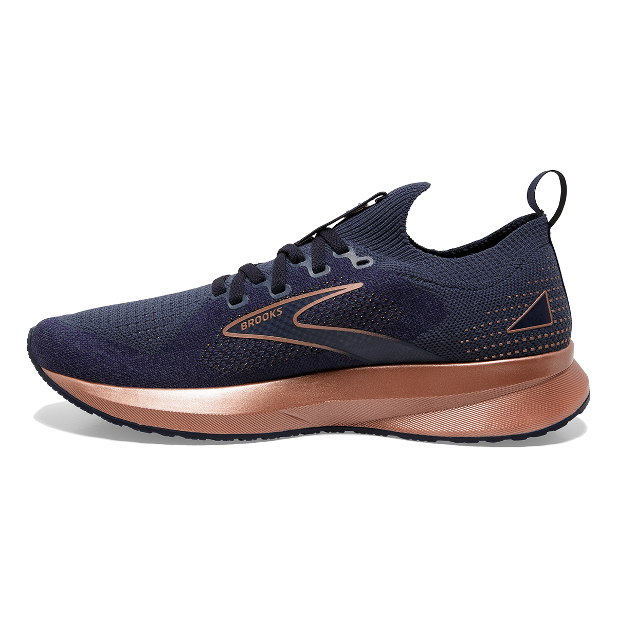 Brooks Levitate StealthFit 5 Metallic — Bluefish - Cornflower - Black — Size B — Width 12 — Alternate View 10