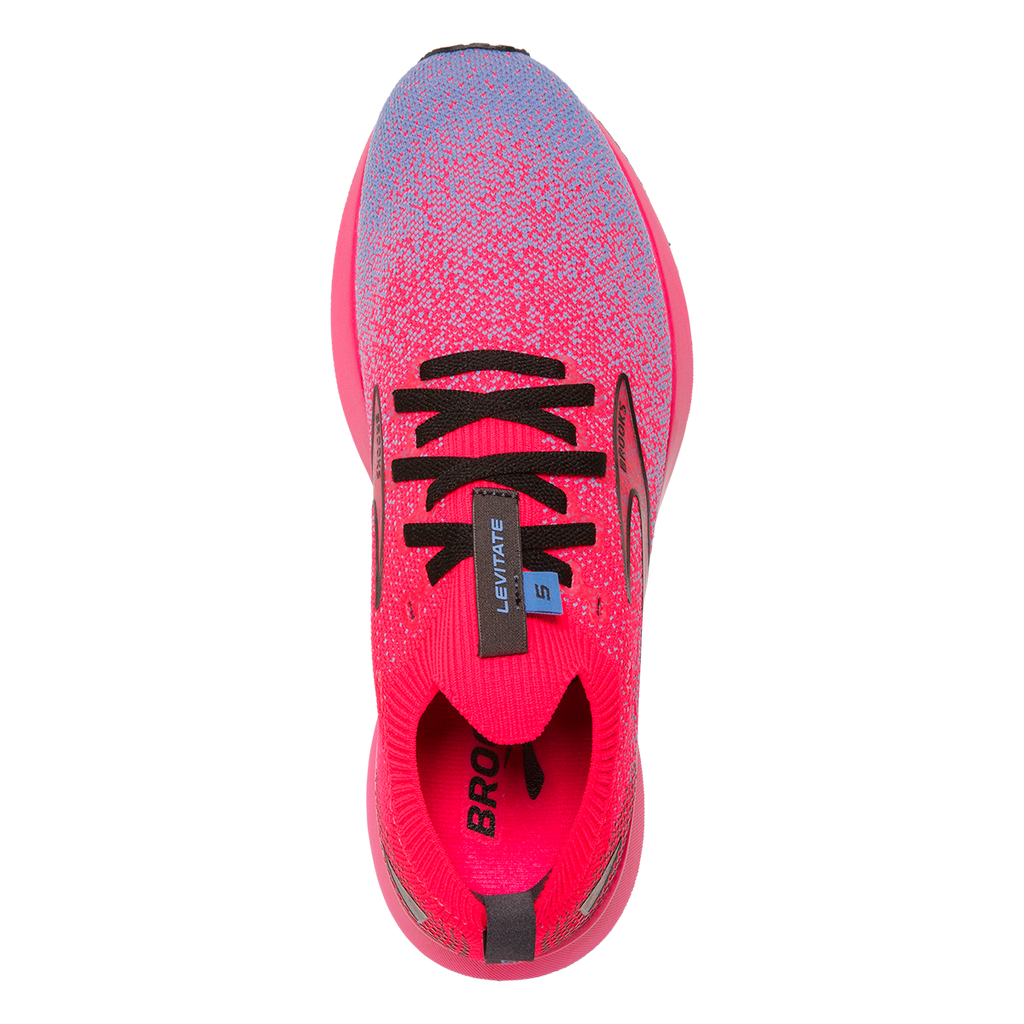 Brooks Levitate StealthFit 5 Metallic — Bluefish - Cornflower - Black — Size B — Width 12 — Alternate View 7