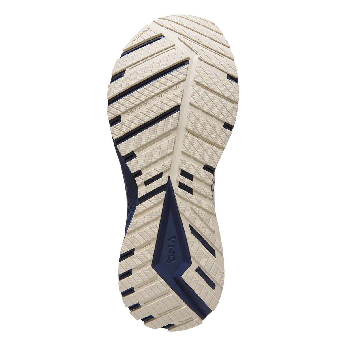 Brooks Revel 5 Metallic — Whisper White - Navy - Copper — Size B — Width 11 — Alternate View 8