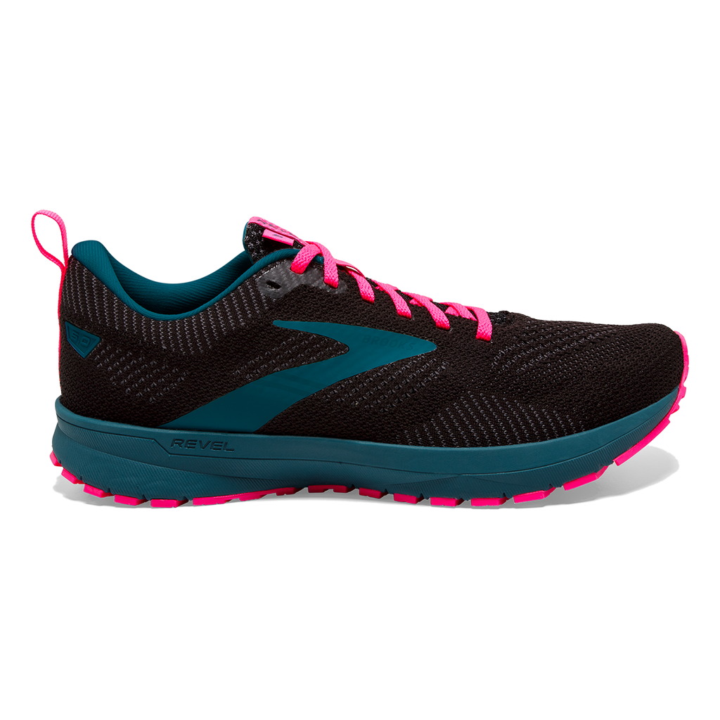 Brooks Revel 5 — Grey - White - Baton Rouge — Size B — Width 10 — Front View