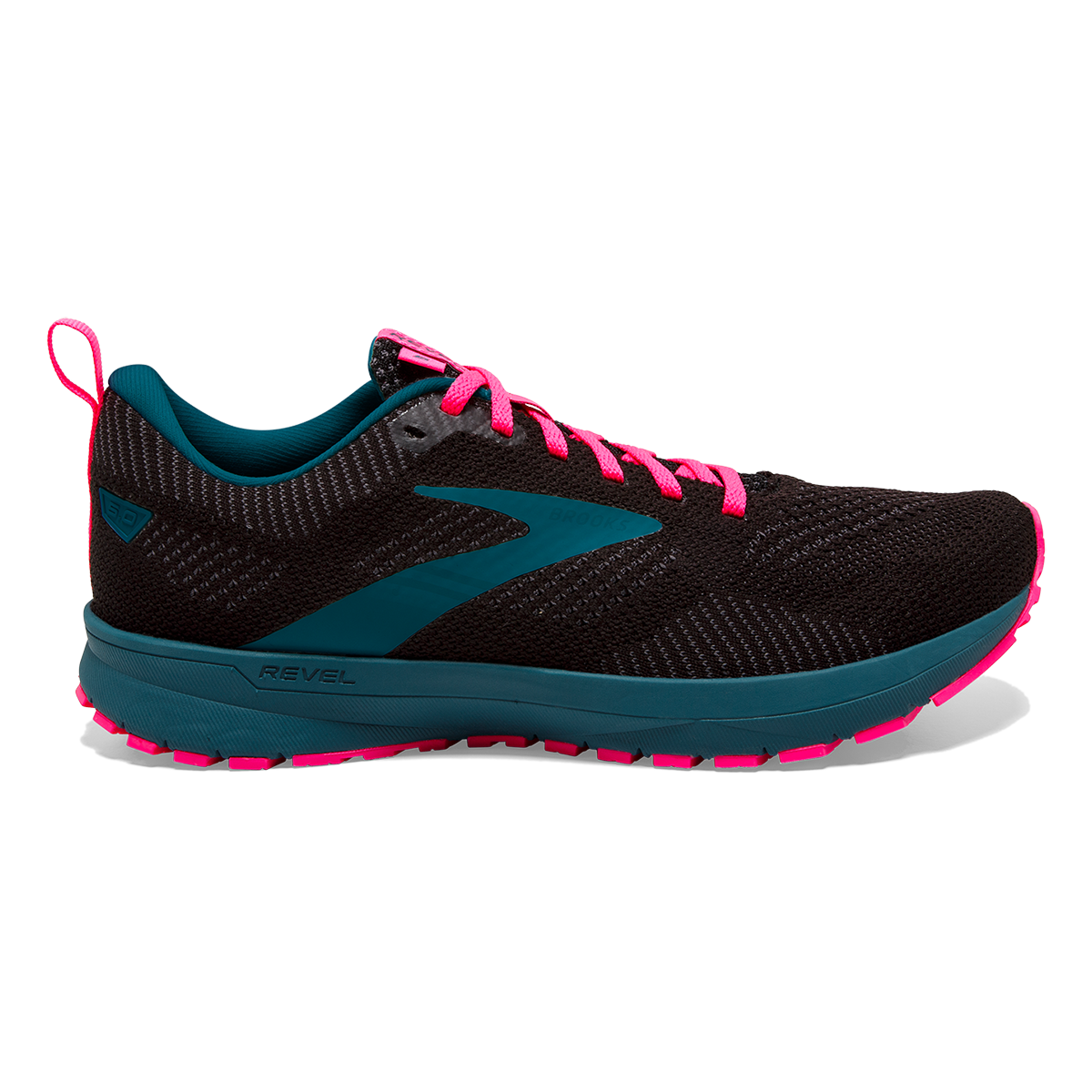 Brooks Revel 5 — Grey - White - Baton Rouge — Size B — Width 10 — Front View
