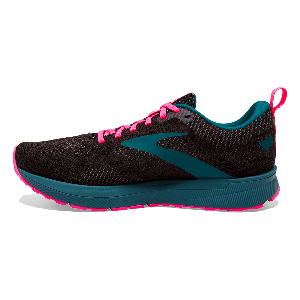 Brooks Revel 5 — Grey - White - Baton Rouge — Size B — Width 10 — Side View