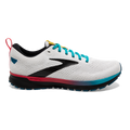 Brooks Revel 5 Regional — White - Black - Bluebird — Size B — Width 11 — Front View