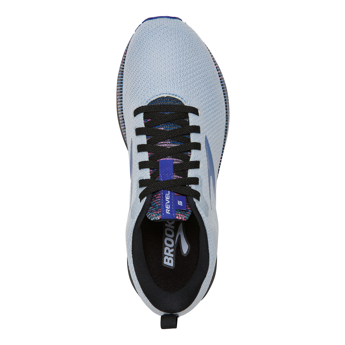 Brooks Revel 5 Pixel — Heather - Grapemist - Black — Size B — Width 11 — Alternate View 7