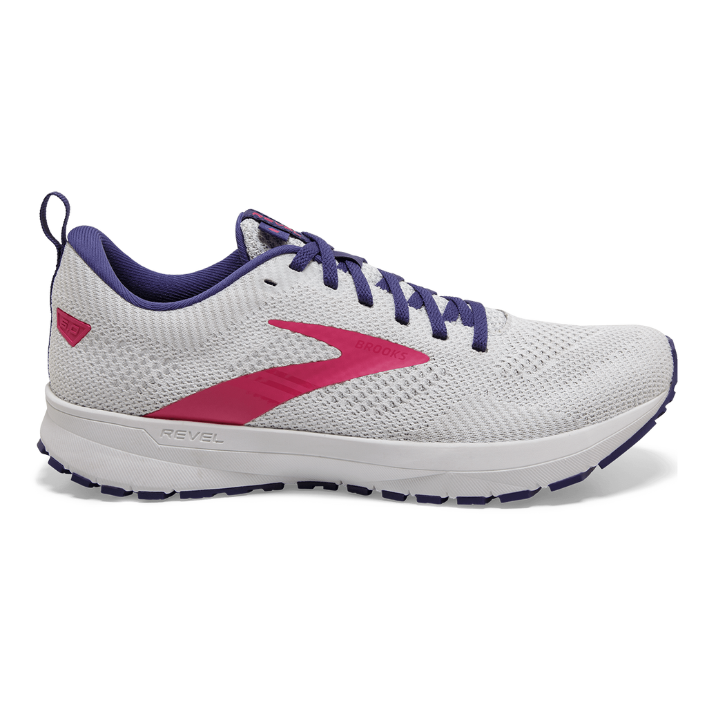 Brooks Revel 5 — Grey - White - Baton Rouge — Size B — Width 10 — Alternate View 37